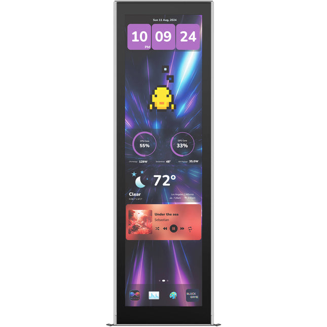HYTE Y70 Touch Infinite Pantalla Multi-Táctil 14.9" 2.5K 500-nit con Kit de Instalación