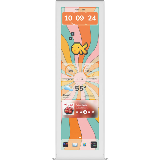 HYTE Y70 Touch Infinite Pantalla Multi-Táctil 14.9" 2.5K 60Hz Snow White