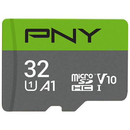 PNY 32GB microSDHC UHS-I Tarjeta de Memoria con Adaptador SD 3-Pack