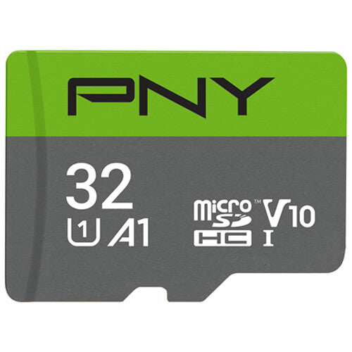 PNY 32GB microSDHC UHS-I Tarjeta de Memoria Clase 10 con Adaptador SD 5-Pack