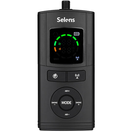 Selens Handheld Refillable Tank Máquina de Humo Portátil 15mL y Control Remoto