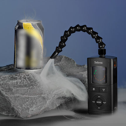 Selens Handheld Refillable Tank Máquina de Humo Portátil 15mL y Control Remoto