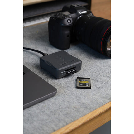 ProGrade Digital Lector de Tarjetas Dual CFexpress Tipo B y SDXC UHS-II USB4 5 GB/s con Base Magnética