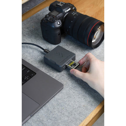 ProGrade Digital Lector de Tarjetas Dual CFexpress Tipo B y SDXC UHS-II USB4 5 GB/s con Base Magnética