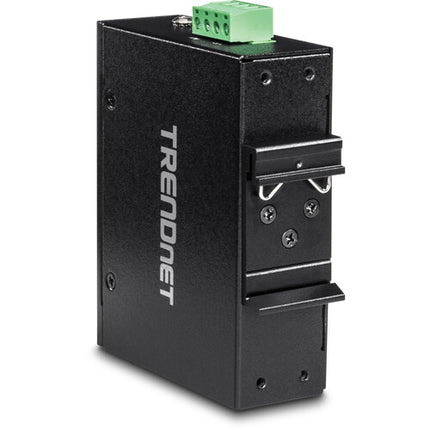 TRENDnet TI-UF11SFP Convertidor Industrial Gigabit SFP a RJ45 PoE++ 95W DIN-Rail