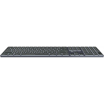 Logickeyboard Dyslexie TITAN Teclado inalámbrico para Mac con batería 1500mAh y retroiluminación ajustable