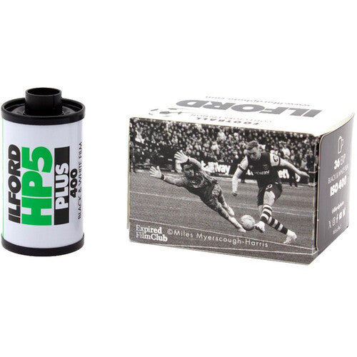 Ilford HP5 Plus Película Negativa Blanco y Negro 35mm ISO 400 36 Exposiciones Edición Fútbol