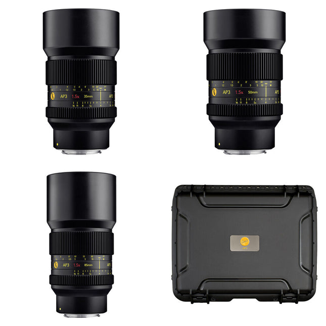 Cooke AP3 FF T2.4 Set de 3 Lentes Anamórficos 35 50 85mm Sony E