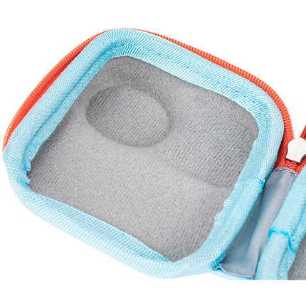 Funda rígida JJC para DJI Osmo Nano azul resistente al polvo y golpes con mosquetón