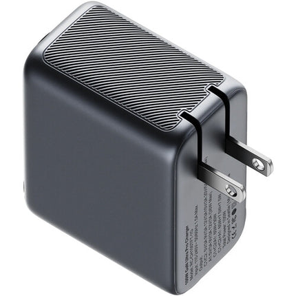ReelCharge 3 en 1 Cargador USB 100W con pantalla inteligente 2 USB-C 1 USB-A