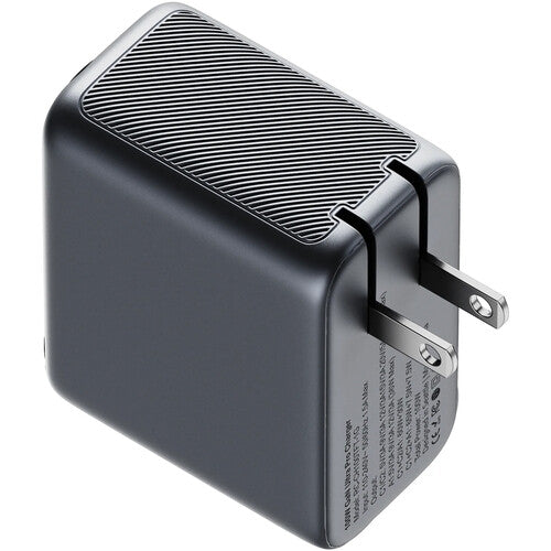 ReelCharge 3 en 1 Cargador USB 100W con pantalla inteligente 2 USB-C 1 USB-A
