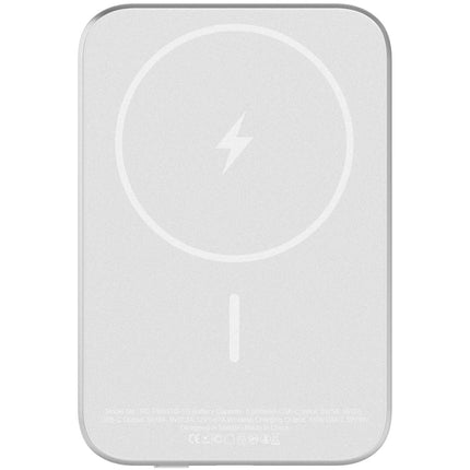 ReelCharge Power Bank de Vidrio Templado 5000mAh 20W USB-C Plata