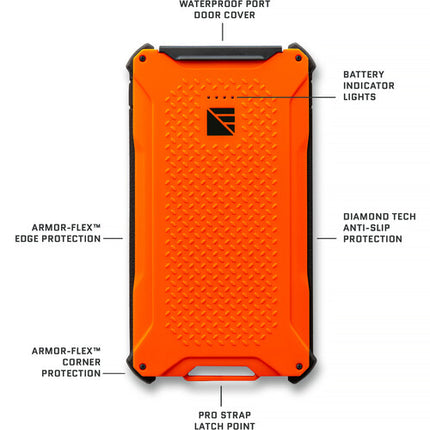 Dark Energy Poseidon Pro Power Bank 10000mAh IP68 Naranja Hi-Vis