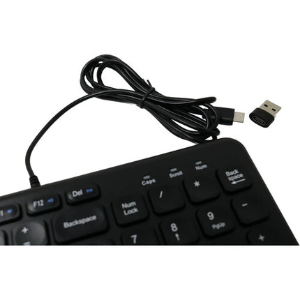 Matias Compact Financial Teclado con USB-C Teclas Tijera 2mm y Teclado Numérico
