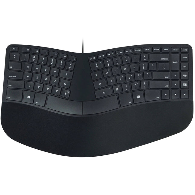 Teclado ergonómico Matias Sculpted con conexión USB y soporte para palma