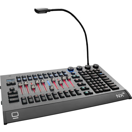 Obsidian NX W Superficie de Control USB con 16 Universos y 10 Faders Motorized RGB