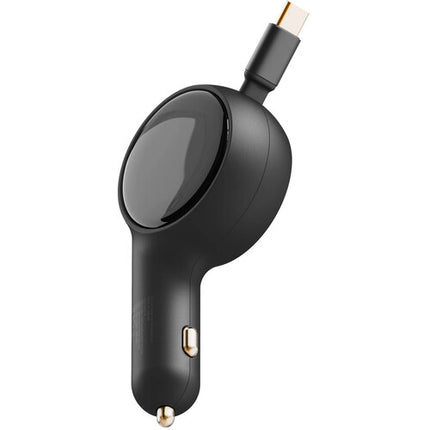 ReelCharge Cargador de Coche USB-C 60W Cable Retráctil 79 cm