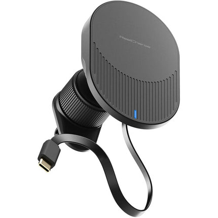 ReelCharge Cargador Inalámbrico para Auto 30W 15W Wireless 31" Cable Retráctil