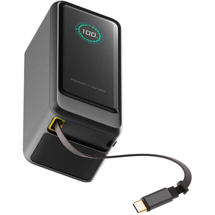 ReelCharge ReelPro Power Bank USB-C 15000mAh 67W con Cable Retráctil