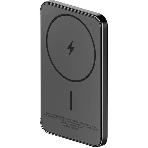 ReelCharge Power Bank inalámbrico 5000mAh carga 20W USB-C gris
