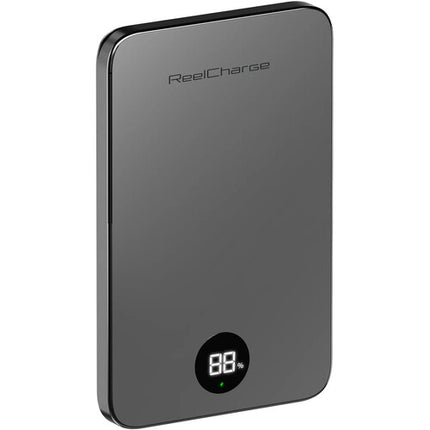 ReelCharge Power Bank inalámbrico 5000mAh carga 20W USB-C gris