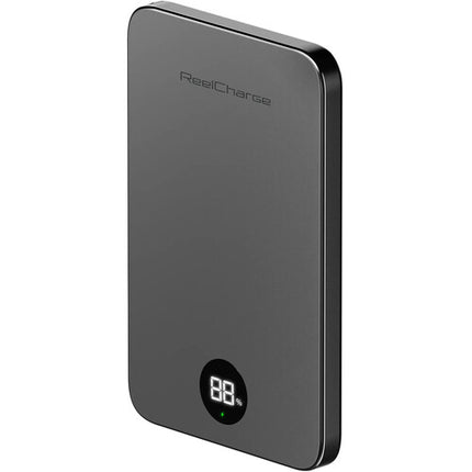 ReelCharge Power Bank inalámbrico 5000mAh carga 20W USB-C gris