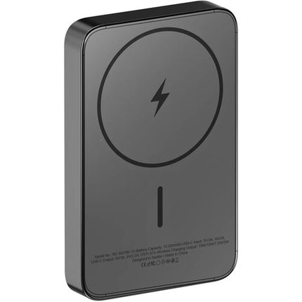 ReelCharge Power Bank inalámbrico 10000mAh 20W carga rápida gris