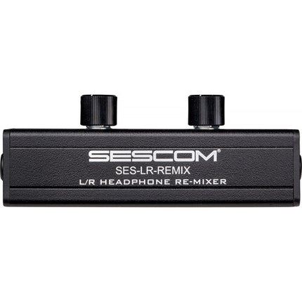 Sescom SES-LR-REMIX Control de Volumen para Auriculares con Ajuste Independiente Izquierdo y Derecho 3.5mm TRS