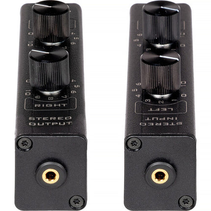 Sescom SES-LR-REMIX Control de Volumen para Auriculares con Ajuste Independiente Izquierdo y Derecho 3.5mm TRS