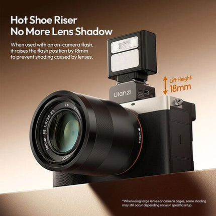 Ulanzi LA10 Mini Flash Trigger Compatible con Zapata Universal 2.4 GHz y Carga USB-C
