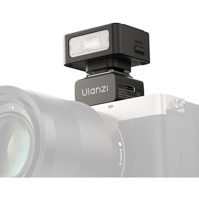 Ulanzi LA10 Mini Flash Trigger Compatible con Zapata Universal 2.4 GHz y Carga USB-C
