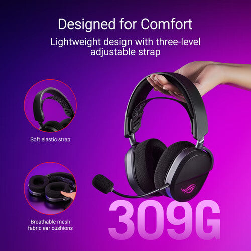 ASUS ROG Pelta Auriculares Gaming Inalámbricos 50mm y 70h Batería