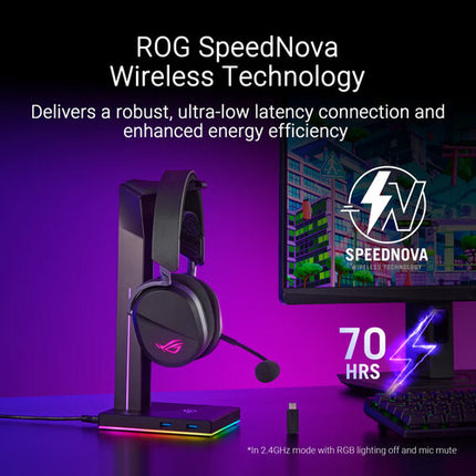 ASUS ROG Pelta Auriculares Gaming Inalámbricos 50mm y 70h Batería