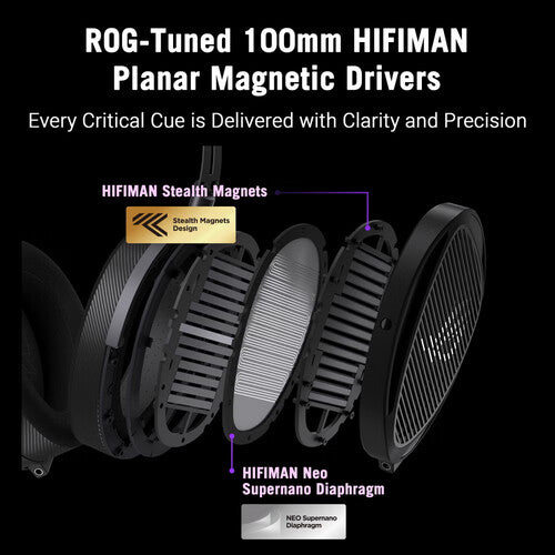 ASUS ROG Kithara Auriculares Gaming Cable 3.5mm Drivers 100mm