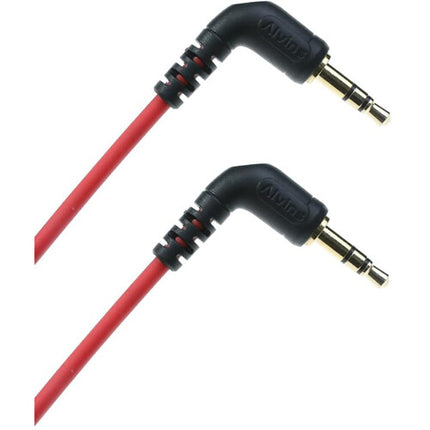Alvin's Cables Cable Coiled 3.5mm TRS para Timecode 6.7 a 13.8 pulgadas rojo