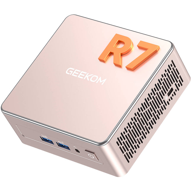 GEEKOM A5 Mini PC AMD Ryzen 7 2 GHz 16GB DDR5 512GB SSD Windows 11 Pro VESA Mount
