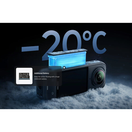 Insta360 X5 Cámara de Acción 360° 8K30 72MP Bundle Starter