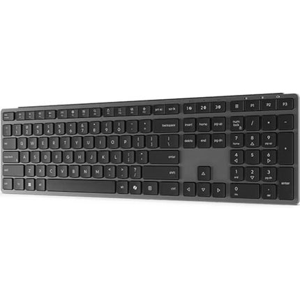 Lenovo 700 Teclado Inalámbrico Moderno Con Teclado Numérico Bluetooth y 2.4 GHz