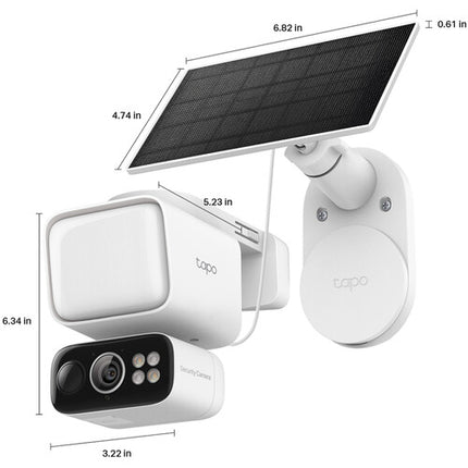 TP-Link Tapo C615F Kit Cámara de Seguridad 2K Solar 360° Pan Tilt