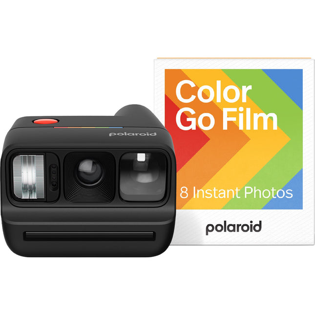 Polaroid Go Generation 3 Cámara Instantánea Negro Batería Recargable Película 8 Fotos