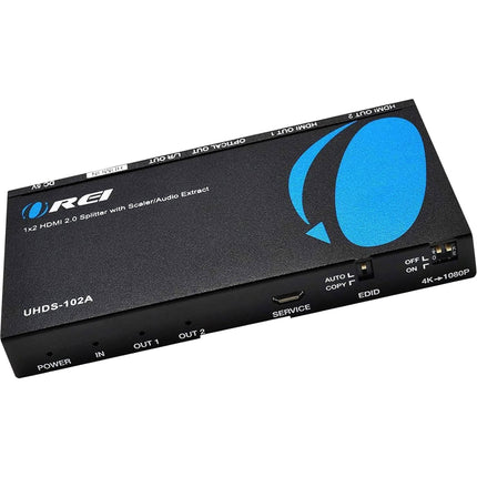 OREI 1x2 Divisor HDMI 4K60 con Downscaling 4K a 1080p y Extracción de Audio