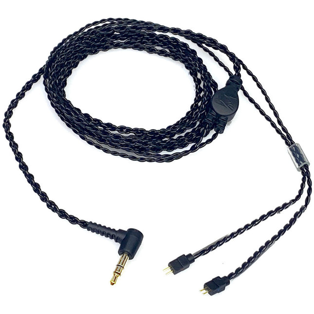 Myna Cable Ligero para In Ear Monitor 50 Pulgadas 3.5mm Negro
