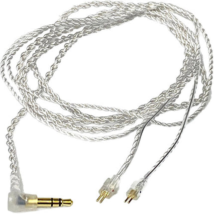 Myna Cable Ligero para Auriculares 50" Plata con Conector 3.5mm