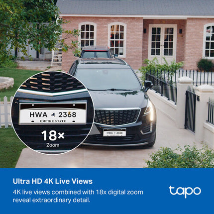 TP-Link Tapo C465 Cámara de Seguridad Solar UHD 4K 15 fps Visión Nocturna 42'
