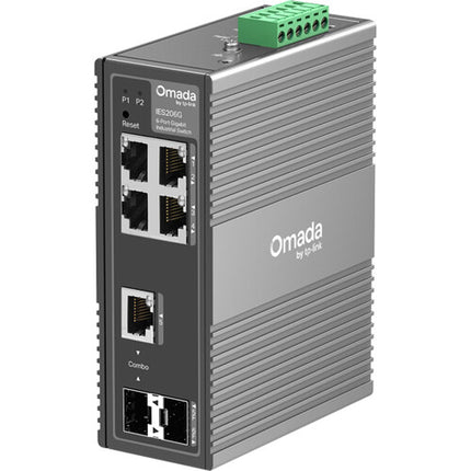 TP-Link Omada IES206G Switch Industrial Gestionado 6 Puertos Gigabit 12 Gb/s Capacidad