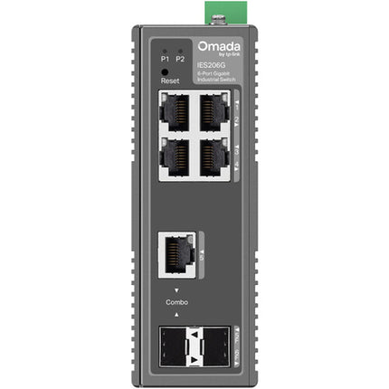 TP-Link Omada IES206G Switch Industrial Gestionado 6 Puertos Gigabit 12 Gb/s Capacidad