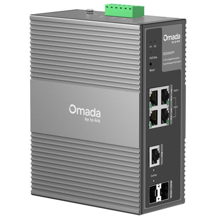 TP-Link Omada IES206GPP Switch Industrial Gestionado 6 Puertos PoE++ 120W 12Gbps