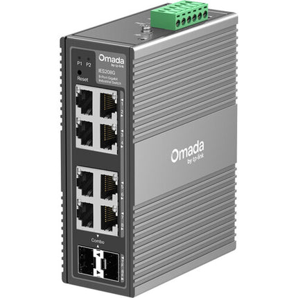 TP-Link Omada IES208G Switch Industrial Gestionado 8 Puertos Gigabit 16 Gb/s 11.9 Mpps Mounting Kit
