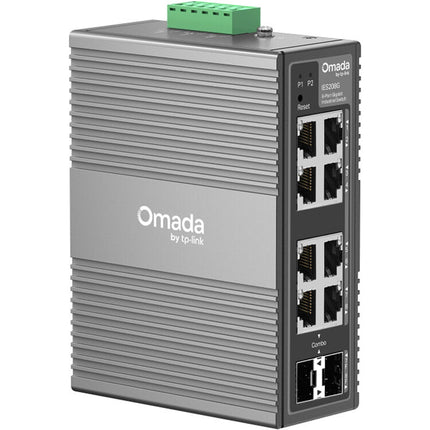 TP-Link Omada IES208G Switch Industrial Gestionado 8 Puertos Gigabit 16 Gb/s 11.9 Mpps Mounting Kit