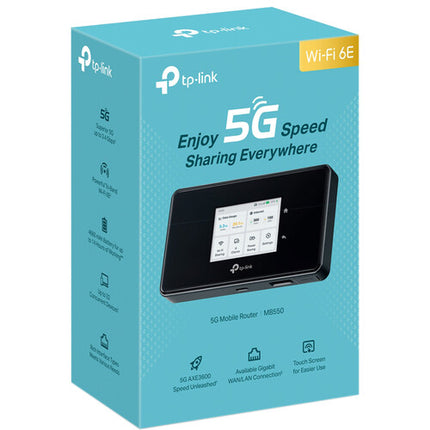 TP-Link M8550 Router Móvil 5G con Pantalla 2.4 y Batería 4680 mAh